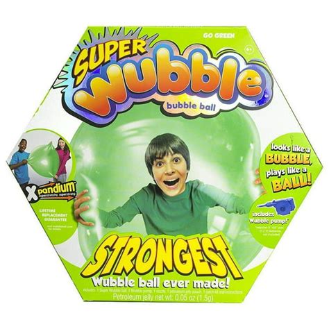 Super Wubble Bubble Ball With Pump Green