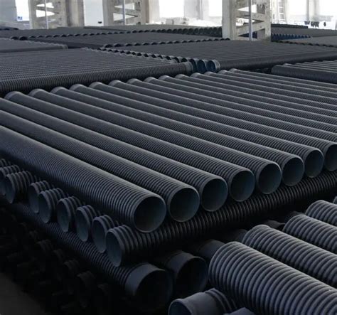 48 Plastic Road Culverts Hdpe Double Wall Corrugated Drainage Pipe