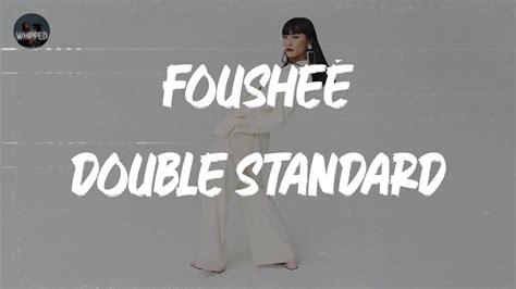 Fousheé Double Standard Lyrics Youtube