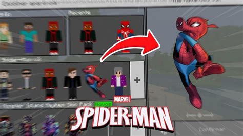 Spiderman Skins Pack Minecraft Pe Bedrock Skins