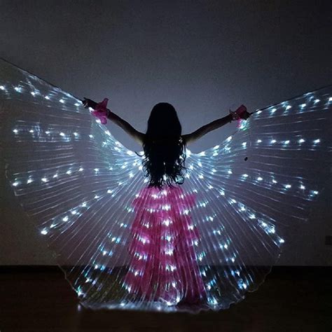 Buy Ochine Belly Dance Wings Led Butterfly Angel Wings Costume Colorful