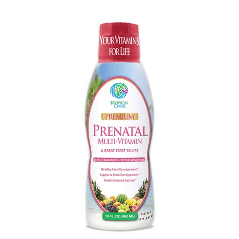 Liquid Prenatal Vitamin With 23 Essential Vitamins And Minerals Plus Dha