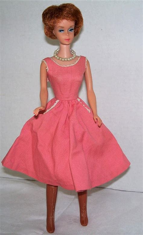 Vintage 1958 Barbie Doll Bubblecut Titian Red Auburn Mcmlvlll 1939455323