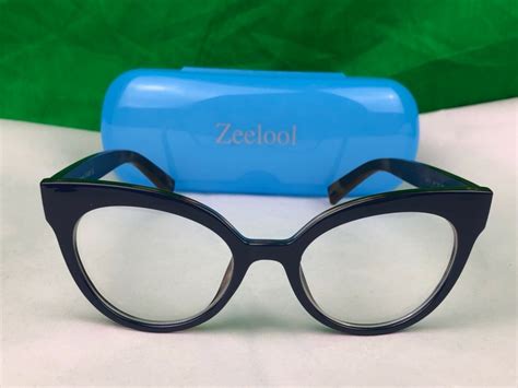 zeelool women s stylish cat eye glasses frame with clear lens ebay