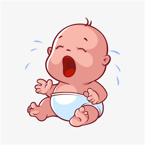 Cartoon Baby Crying Clipart Free Images At Clker Com Vector Clip My