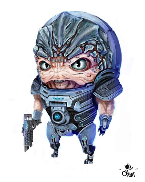 Mass Effect Grunt Chibi By We Chibi On Deviantart Mass Effect Grunt