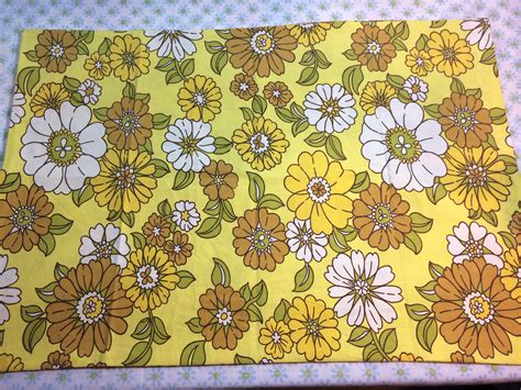 vintage pair of handmade flower power pillowcases standard etsy canada retro prints