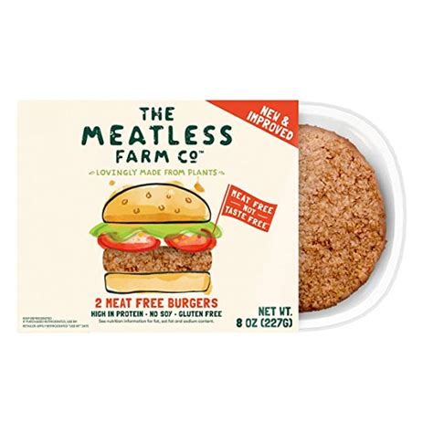 The Meatless Farm Co Plant Based Burger 8 Ounce Grocery