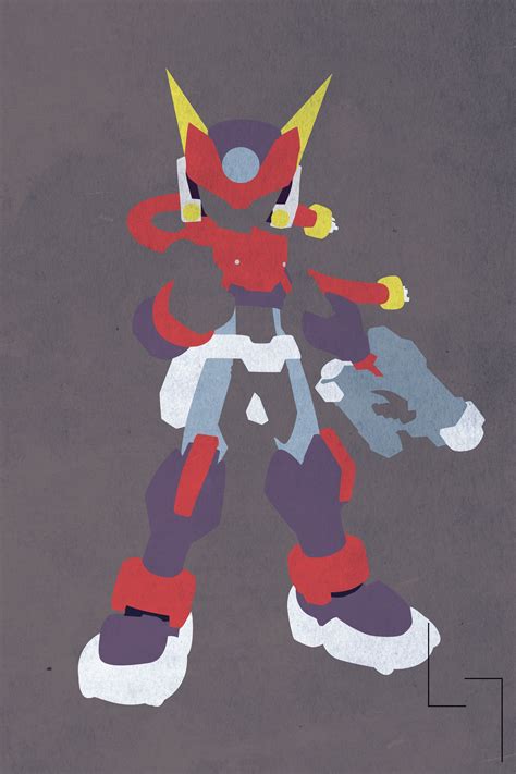 Model Ax Mega Man Art Heroes Reborn Character Sketch