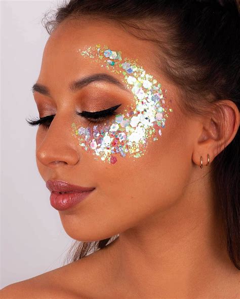 Snow Queen Chunky Glitter In 2020 Glitter Face Makeup Snow Queen