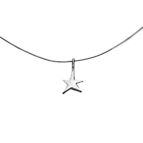 Little Sterling Silver Star Pendant On Cable Sati Desiree Schmidt P