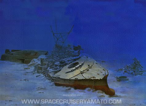 Yamato Battleship Wreck The Exact Positioning Of The Wreckage Still