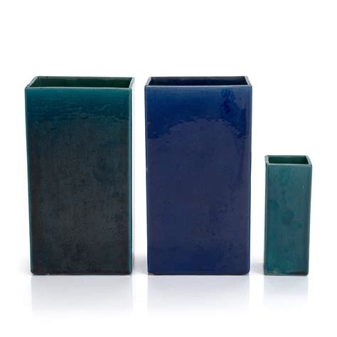 Heidi Blomstedt, three 1960s vases for Kupittaan Savi. - Bukowskis