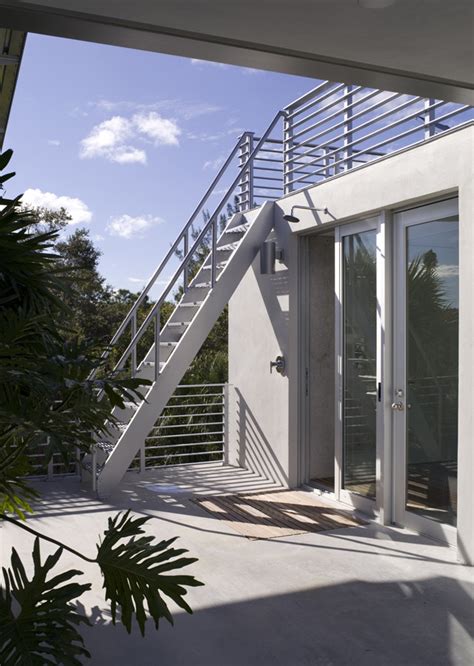 Ship Ladder To Roof Deck Modern Staircase Los Angeles By