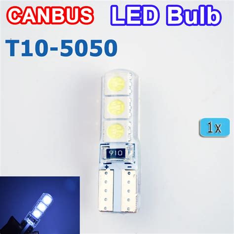 Flytop T W W Smd Silicone Shell Led Lights Bulb Canbus Car