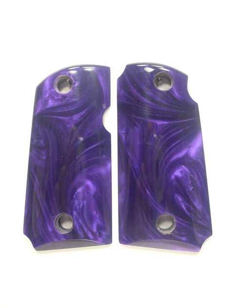 Purple Pearl Kimber Micro 9 Grips Ls Grips