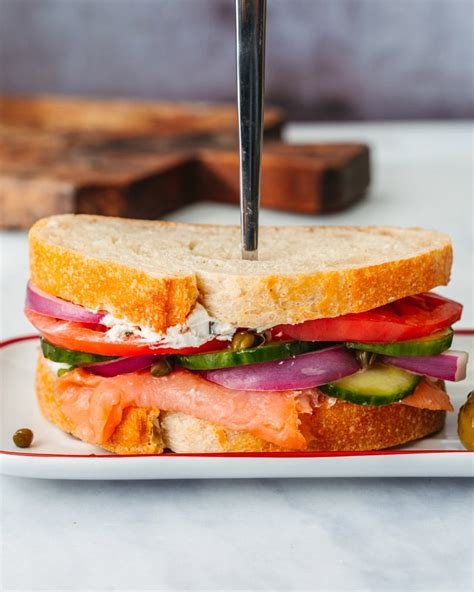 Smoked Salmon Sandwich A Couple Cooks