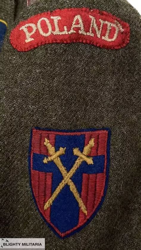 Original 1943 Dated Polish Infantry Sergeant S Battledress Uniform In Ww2 Jackets And Coats