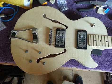 Les Paul Florentine Build Routing The Pickup And Wiring Cavities