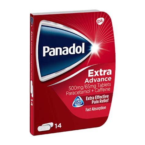Panadol Extra Advance 500 Mg65 Mg 14 Tablets Uk Medical Mart Pharmacy