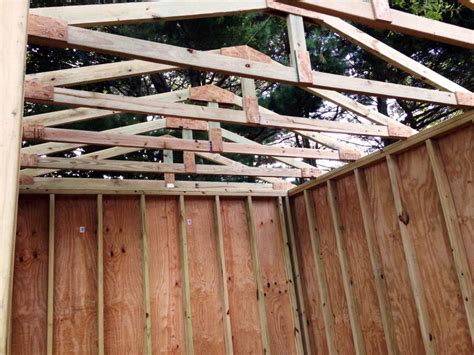 Building A Shed From Scratch Installing Siding And Building A Roof