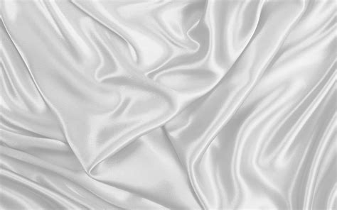 Download Wallpapers White Silk 4k White Fabric Texture