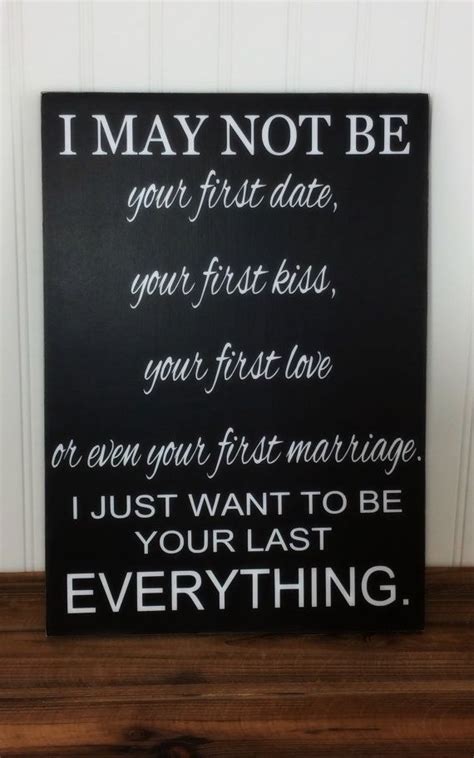 Valentine gifts for him] 6. Anniversary Gift for Her Him - Anniversary Gift for Men Women - I May Not Be Your First ...