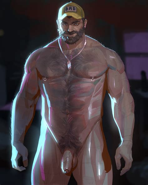 Rule 34 Dog Tags Flaccid Hairy Chest Male Male Only Muscle Penis Solo