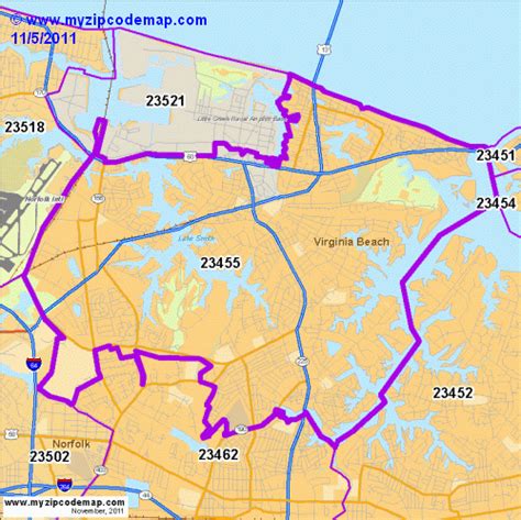 Virginia Zip Codes Map Time Zones Map World