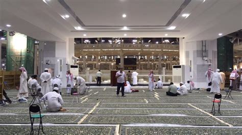 This Is The Place The Imam Stands To Lead Taraweeh At The Masjid Al