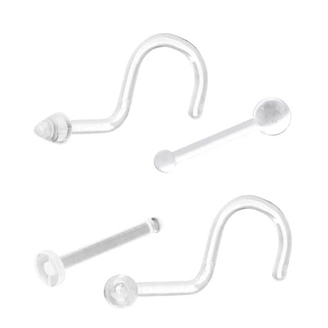 Pack Nose Piercing Retainers Perfect Also For Lip And Ear Cartilage