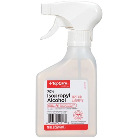 Top Care 70 Isopropyl Alcohol First Aid Antiseptic 10 Fl Oz Instacart