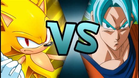 Goku Dragon Ball Super Vs Sonic Games Introducción Youtube