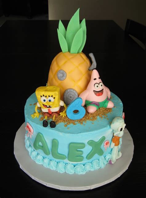 Custom Cakes By Julie Spongebob Squarepants Cake