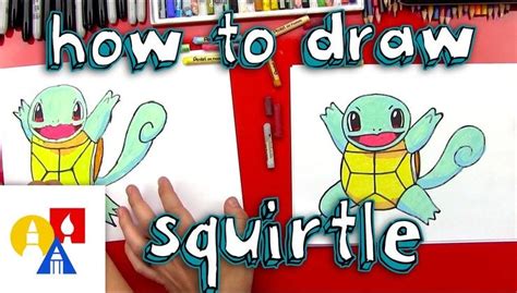 How To Draw Squirtle From Pokemon Art For Kids Hub