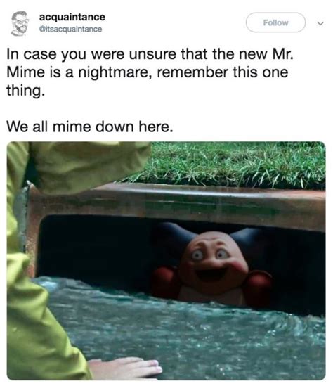 Were All Mime Down Here Creepy Mr Mime Know Your Meme