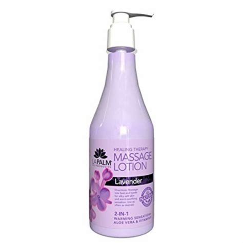 La Palm Organic Healing Therapy Massage Lotion Lavender 8oz240ml 8 Fl Oz Pack Of 1 Kroger