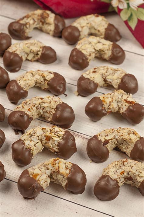 Even if you preheat your oven now and keep on baking batch after batch. Italian Chocolate-Dipped Almond Horns | Wishes and Dishes