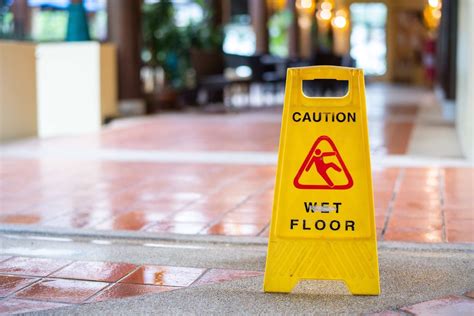 Slip And Fall Accidents Can You Sue If There Is A Wet Floor Sign Wettermark Keith Personal