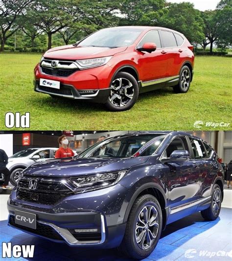 New Vs Old 2020 Honda Cr V Facelift Whats New Wapcar