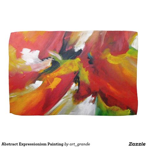 Abstract Expressionism Painting Hand Towel | Abstract expressionism painting, Painting, Abstract