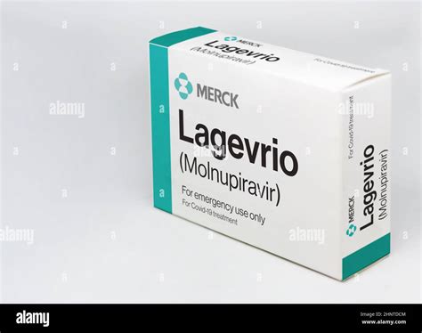 Caja De Tratamiento Merck Covid 19 Lagevrio Molnupiravir Aislada