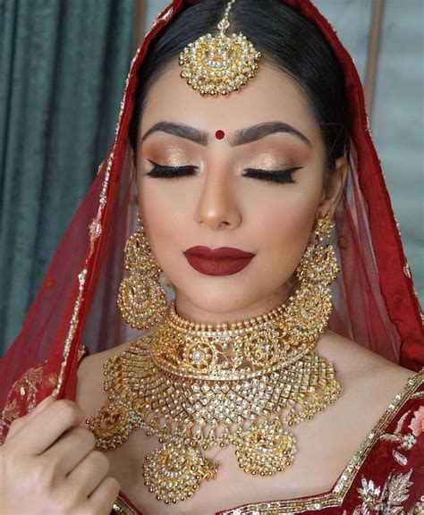 Indian Pakistani Bridal Makeup Pics Wavy Haircut
