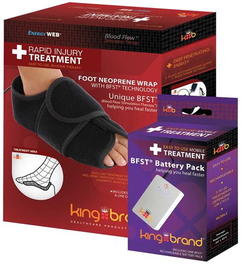 KingBrands BFST Foot Wrap Relieves Pain And Improves Natural Healing