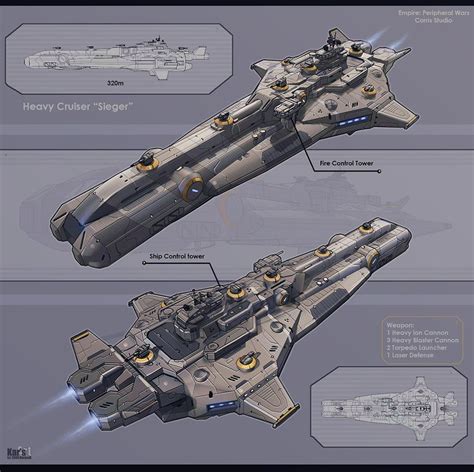 Spaceship Art Spaceship Design Croiseur Lourd Nave Star Wars Sci Fi