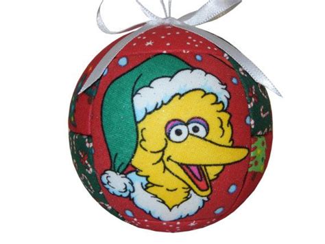Sesame Street Quilted Handmade Christmas Ornament Holiday Etsy