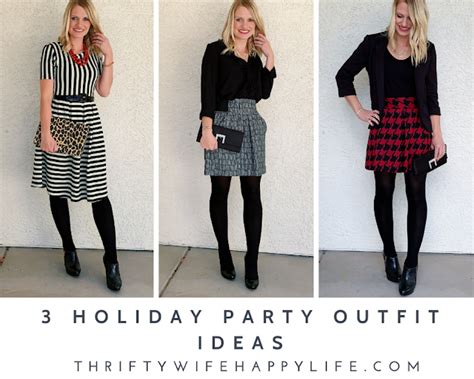 Thrifty Wife Happy Life 3 Holiday Party Outfit Ideas Holiday Party Outfit Casual Party