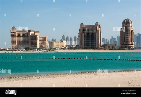 Beautiful Beaches In Doha Qatar Stock Photo 69796136 Alamy
