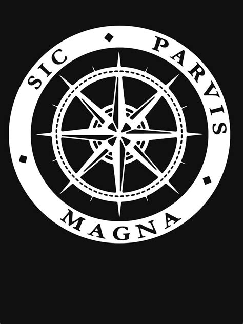 Sic Parvis Magna T Shirt By Ftskim Redbubble