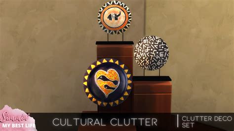 NEW CC RELEASE Cultural Clutter Deco Set SIMMIN MY BEST LIFE
